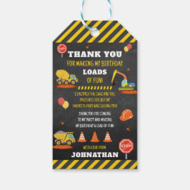 Bau Geburtstag Vielen Dank Geschenkanhänger