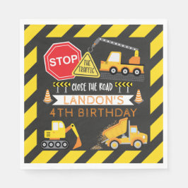 Bau Geburtstagspartei Dekoration Serviette