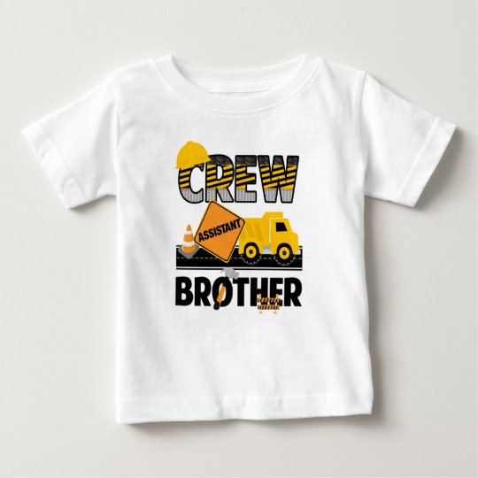 Bau-Geschwister-Shirt, Kipper-Geburtstag Baby T-shirt