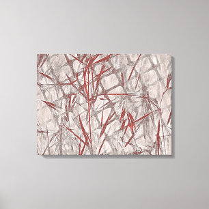 Bau in Rost und Grau Leinwanddruck