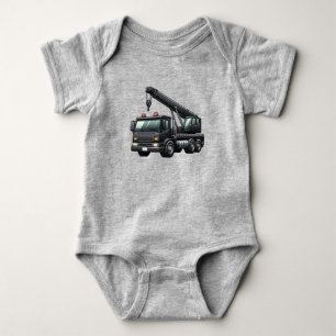 Bau/Kranwagen Baby Strampler