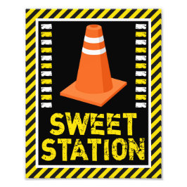 Bau Sweet Station Zeichen ・ 8 x 10 Druck