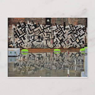 Bau von Aufzügen in Capricorn Postkarte