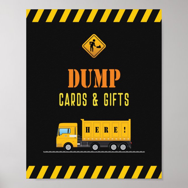 Bau von Babyduschkarten und Geschenkschildern Poster (Vorne)