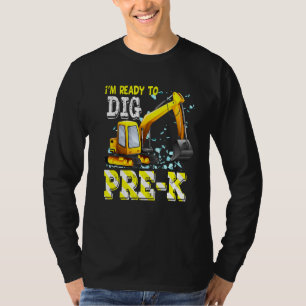 Bau von Baggern aus der Zeit vor der K-Zeit zurück T-Shirt