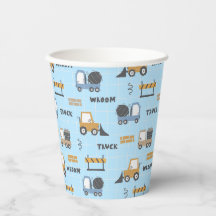 Bau von Lastkraftwagen Muster blau