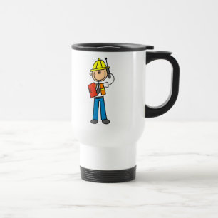 Bau-Vorarbeiter-T - Shirts und Geschenke Reisebecher