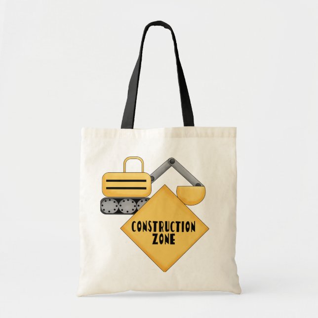 Bau-Zonen-T-Shirts und Geschenke Tragetasche (Vorne)