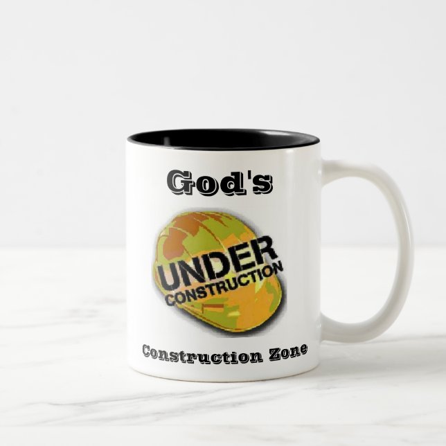 Bau-Zonen-Tasse Zweifarbige Tasse (Rechts)