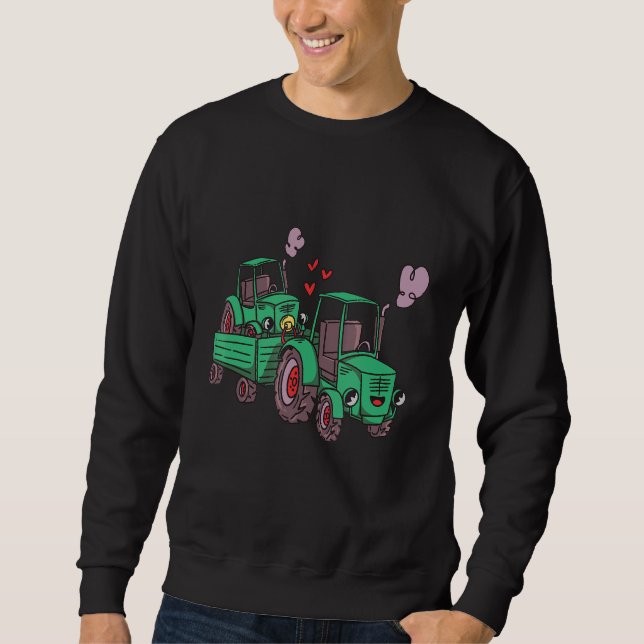Bauarbeiter-Alligator Sweatshirt (Vorderseite)