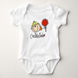 Bauarbeiter Baby Strampler