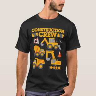 Bauarbeiter Bagger Kleinkind Jungen T-Shirt