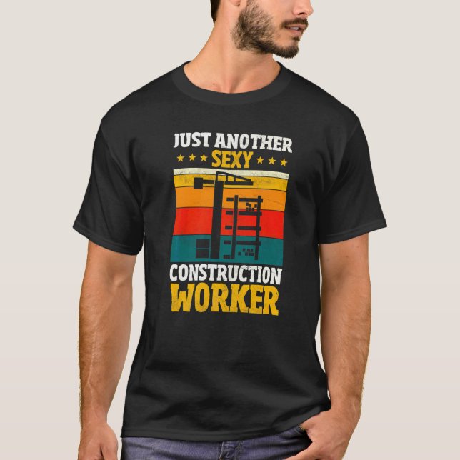 Bauarbeiter   Bauarbeiter Vertragspartner T-Shirt (Vorderseite)
