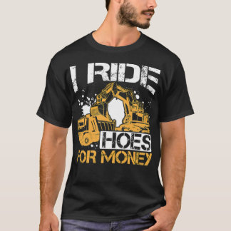 Bauarbeiter für schwere Geräte, gebacken T-Shirt