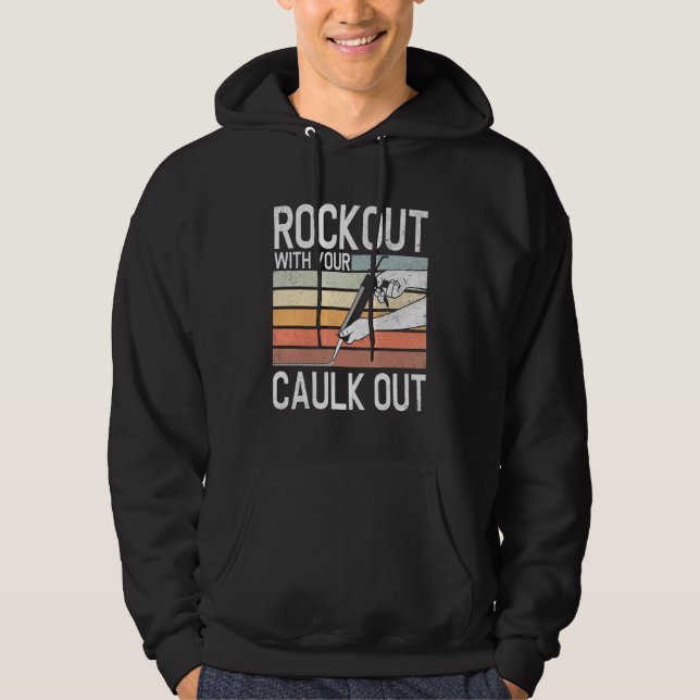 Bauarbeiter holten sich mit dem Kessel aus Hoodie (Vorderseite)