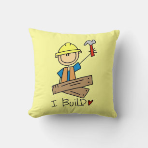 Bauarbeiter I Baut T-Shirts und Geschenke Kissen