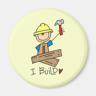 Bauarbeiter I Baut T-Shirts und Geschenke Magnet