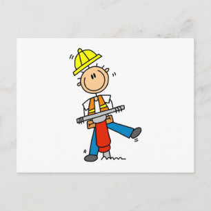 Bauarbeiter I Baut T-Shirts und Geschenke Postkarte