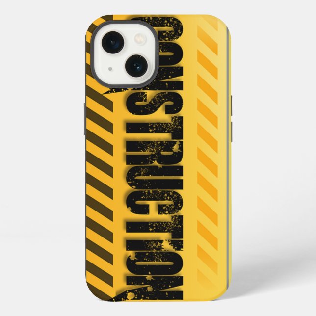 Bauarbeiter iPhone Hülle (Rückseite)