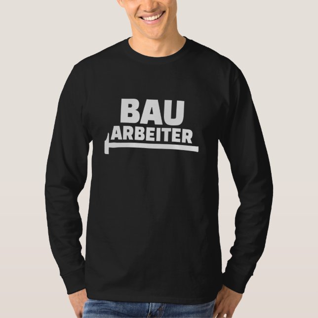Bauarbeiter T-Shirt (Vorderseite)