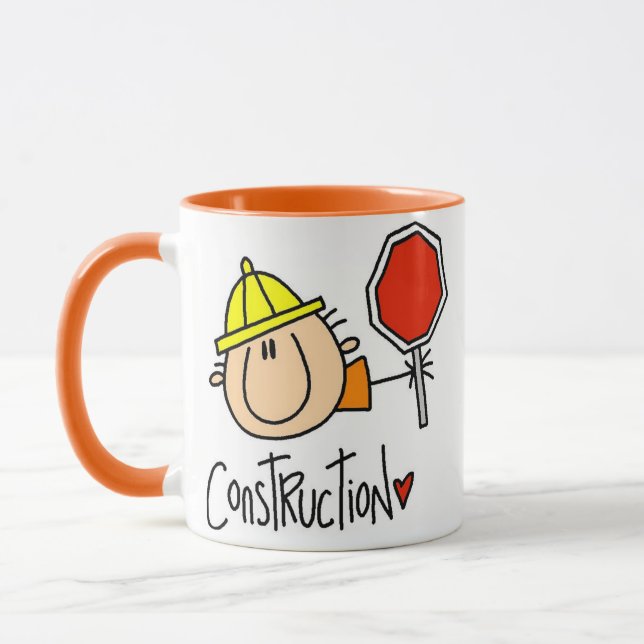 Bauarbeiter Tasse (Links)