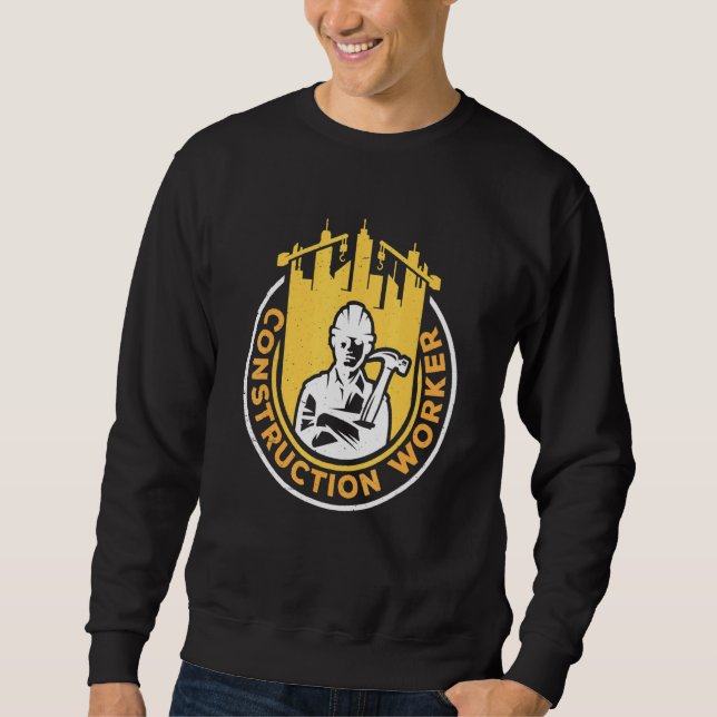 Bauarbeiter-Team Sweatshirt (Vorderseite)