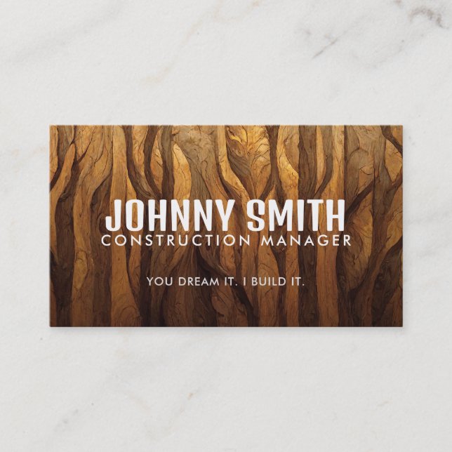 Bauautomaten für Visitenkarten Visitenkarte (Vorderseite)