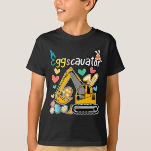 Baubagger Ostertag Ostereiersuche für Jungen T-Shirt