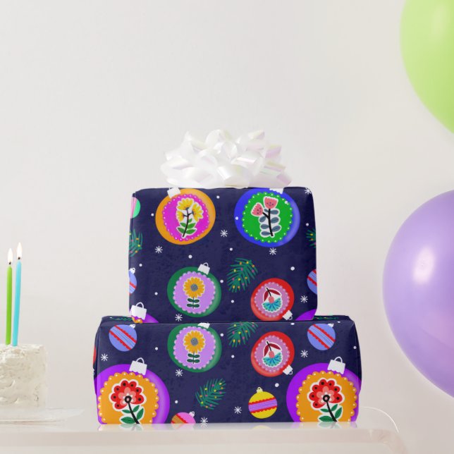 Bauble Galore Geschenkpapier (Partygeschenke)