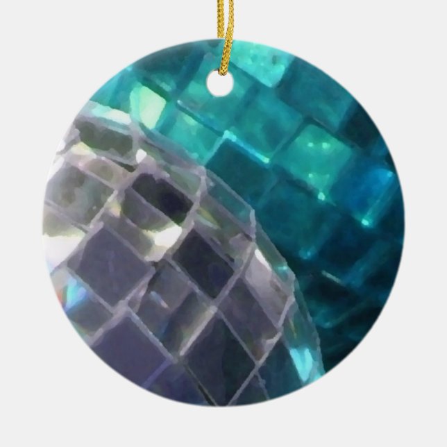 Baubles Bleu détail ornement (Devant)