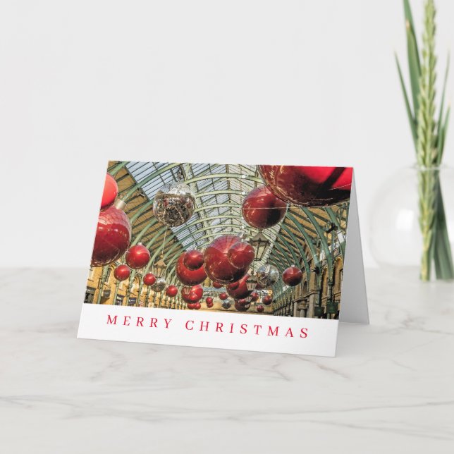 Baubles géants voir la carte de Noël (Devant)