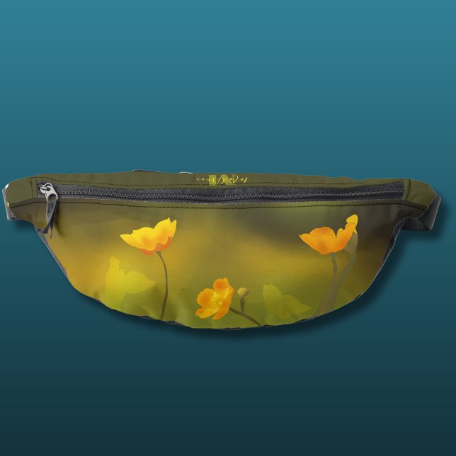 Bauchbeutel, Blume zum Blumenstopfen, Monogramm Bauchtasche (Von Creator hochgeladen)