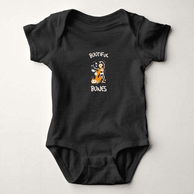 Bauchknochen Baby Strampler (Vorderseite)