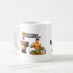 Bauchmuskeln Werden in der Küche Gemacht, Nicht im Kaffeetasse