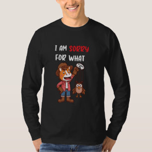 Bauchredner lustig albern Entschuldigung für das,  T-Shirt
