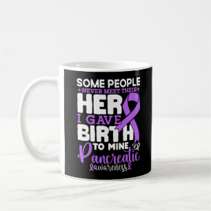 Bauchspeicheldrüsen-Bewusstsein Einige Menschen tr Kaffeetasse