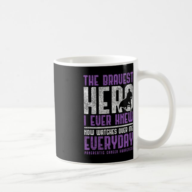 Bauchspeicheldrüsenkrebs bekämpft Geschenke Bauchs Kaffeetasse (Rechts)