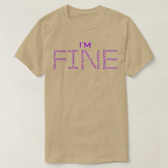 Bauchspeicheldrüsenkrebs Bewusstsein für Wortart i T-Shirt (Design vorne)