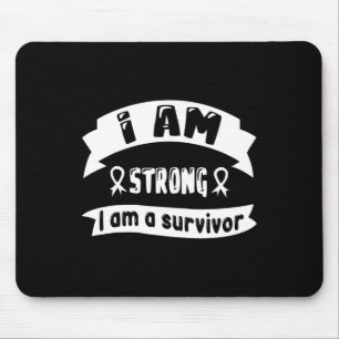 Bauchspeicheldrüsenkrebs Ich bin stark, ich bin ei Mousepad