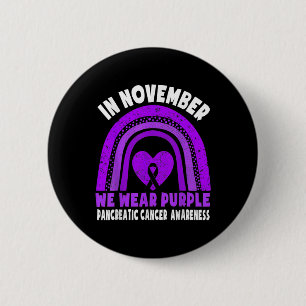 Bauchspeicheldrüsenkrebs im November tragen wir Pu Button