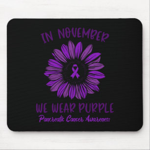 Bauchspeicheldrüsenkrebs im November Wir tragen P Mousepad