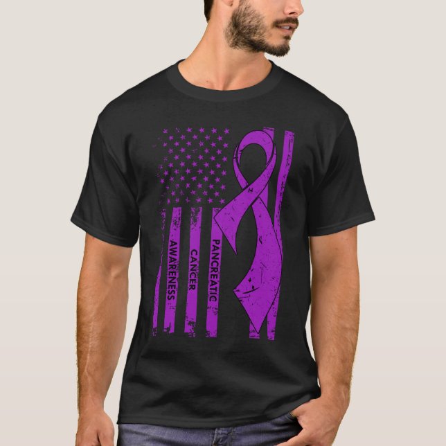Bauchspeicheldrüsenkrebs T-Shirt (Vorderseite)