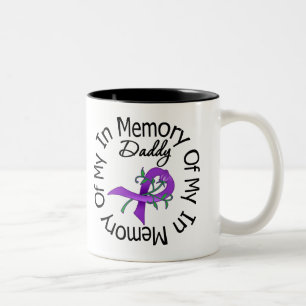 Bauchspeicheldrüsenkrebs zum Gedenken an meinen Zweifarbige Tasse