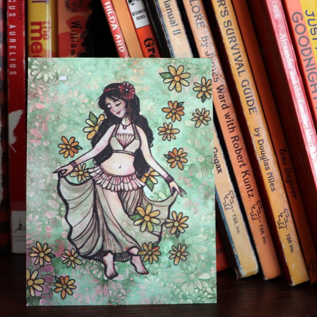 Bauchtänzerin Göttin                               Postkarte (Von Creator hochgeladen)