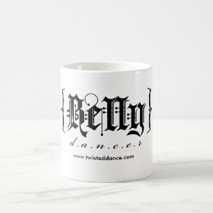 Bauchtänzerin-Tassen-Schwarzes Kaffeetasse