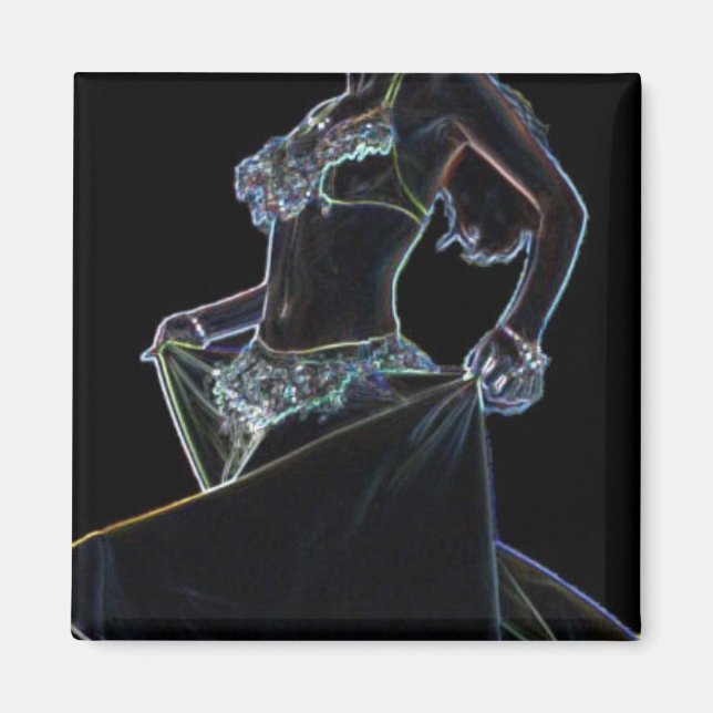 Bauchtänzermagnet Magnet (Vorne)