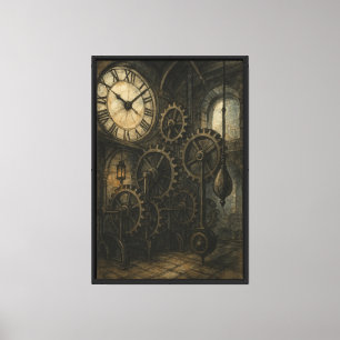 Bauchturm Räume Kunst Leinwanddruck