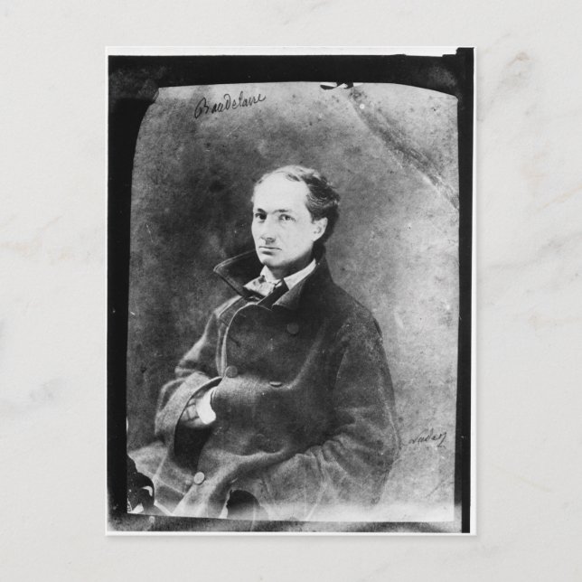 Baudelaire Postkarte (Vorderseite)