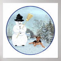 Baue einen Schneemann