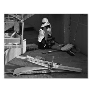 "Bauen bringt Zerstörung" Fotodruck